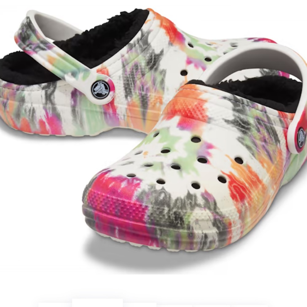 Crocs Classic Lined Tye-Dye Clog - Picture 11 of 11
